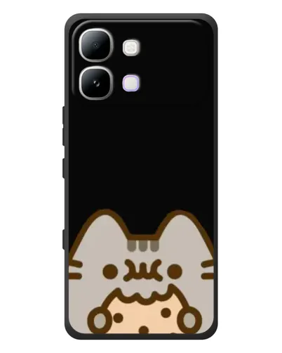 Чехол для Infinix Note Edge с картинкой «Пушин на черном» Чехол для Infinix Note Edge с картинкой «Пушин на черном»