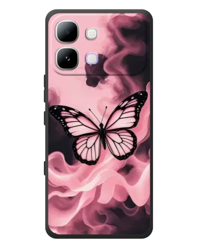 Чохол для Infinix Note Edge з картинкою «Метелик у диму» Чохол для Infinix Note Edge з картинкою «Метелик у диму»