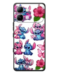 Чохол для Infinix Note Edge з картинкою «Стікери Stitch та Angel»