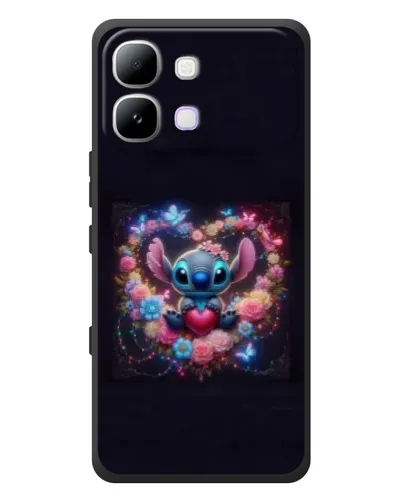 Чохол для Infinix Note Edge з картинкою «Stitch у квітах» Чохол для Infinix Note Edge з картинкою «Stitch у квітах»
