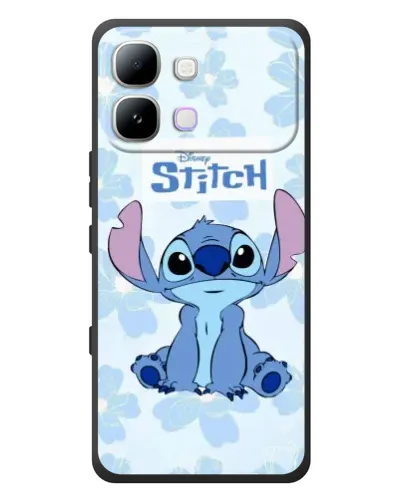 Чохол для Infinix Note Edge з картинкою «Stitch серед квітів» Чохол для Infinix Note Edge з картинкою «Stitch серед квітів»