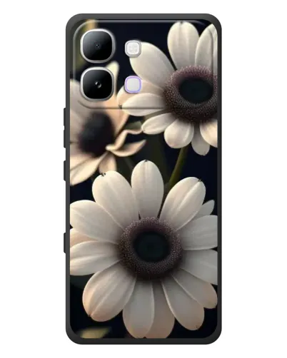 Чохол для Infinix Note Edge з картинкою «Білі маргаритки макро»