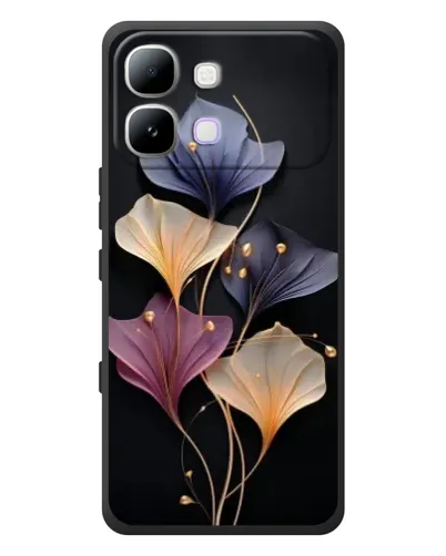 Чохол для Infinix Note Edge з картинкою «Лілові квіти грації»