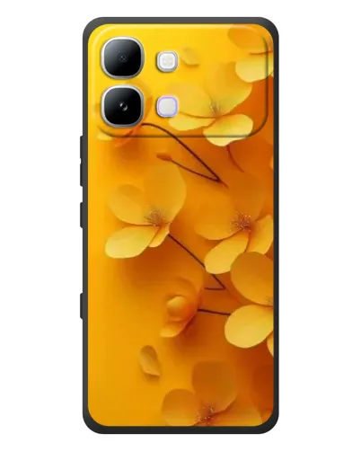 Чохол для Infinix Note Edge з картинкою «Золоті пелюстки»