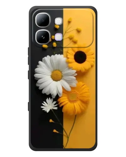 Чохол для Infinix Note Edge з картинкою «Соняшник та ромашка»