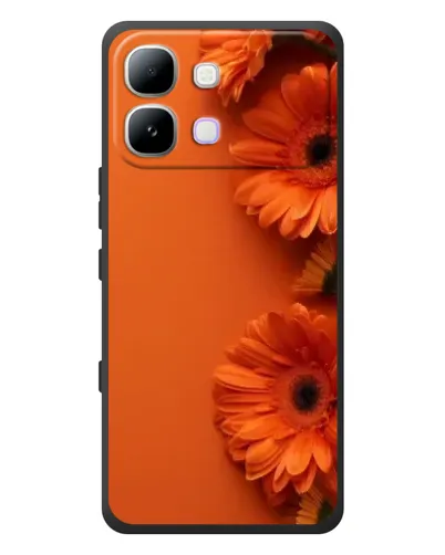 Чохол для Infinix Note Edge з картинкою «Помаранчеві гербери»