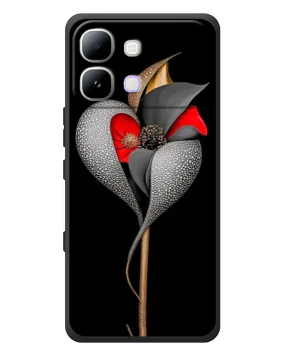 Чехол для Infinix Note Edge с картинкой «Серебряный фантазийный цветок» Чехол для Infinix Note Edge с картинкой «Серебряный фантазийный цветок»