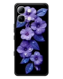 Чохол для Infinix Note Edge з картинкою «Фіолетові квіти з росою» Чохол для Infinix Note Edge з картинкою «Фіолетові квіти з росою»