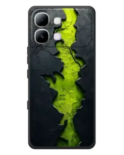 Чохол для Infinix Note Edge з картинкою «Салатовий розлом скелі»