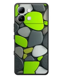 Чохол для Infinix Note Edge з картинкою «Яскрава неонова галька»
