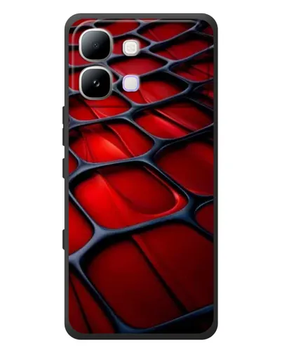 Чохол для Infinix Note Edge з картинкою «Червона глянцева сітка» Чохол для Infinix Note Edge з картинкою «Червона глянцева сітка»