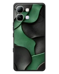 Чохол для Infinix Note Edge з картинкою «Зелені шкіряні хвилі»