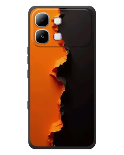 Чохол для Infinix Note Edge з картинкою «Помаранчевий розлом» Чохол для Infinix Note Edge з картинкою «Помаранчевий розлом»
