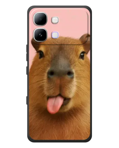 Чохол для Infinix Note Edge з картинкою «Капібара з язиком» Чохол для Infinix Note Edge з картинкою «Капібара з язиком»