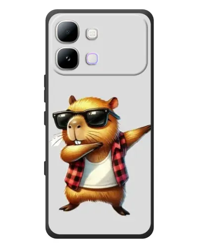 Чохол для Infinix Note Edge з картинкою «Капібара репер даб» Чохол для Infinix Note Edge з картинкою «Капібара репер даб»