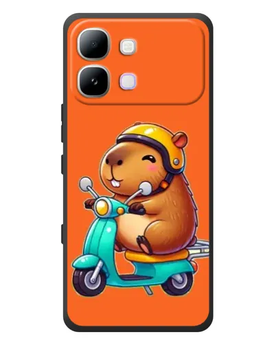 Чохол для Infinix Note Edge з картинкою «Капібара на скутері» Чохол для Infinix Note Edge з картинкою «Капібара на скутері»
