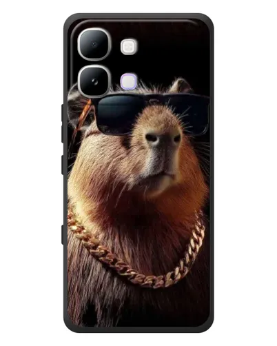 Чохол для Infinix Note Edge з картинкою «Капібара золотий ланцюг» Чохол для Infinix Note Edge з картинкою «Капібара золотий ланцюг»
