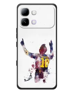 Чохол для Infinix Note Edge з картинкою «Акварельний Мессі Барселона»
