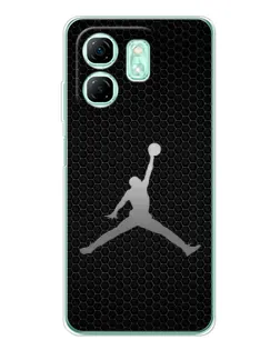 Чехол для Infinix Smart 10 HD с картинкой «Jordan Dark Carbon»