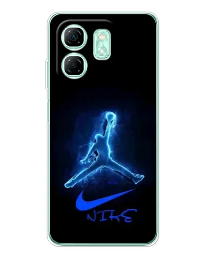 Чехол для Infinix Smart 10 HD с картинкой «Jordan Neon Blue» Чехол для Infinix Smart 10 HD с картинкой «Jordan Neon Blue»