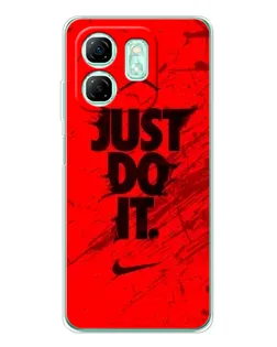 Чехол для Infinix Smart 10 HD с картинкой «Nike Just Do It»