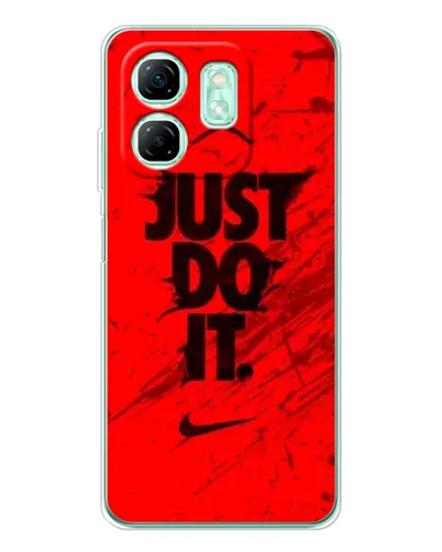 Чехол для Infinix Smart 10 HD с картинкой «Nike Just Do It» Чехол для Infinix Smart 10 HD с картинкой «Nike Just Do It»