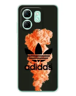 Чехол для Infinix Smart 10 HD с картинкой «Оранжевый дым Adidas» Чехол для Infinix Smart 10 HD с картинкой «Оранжевый дым Adidas»