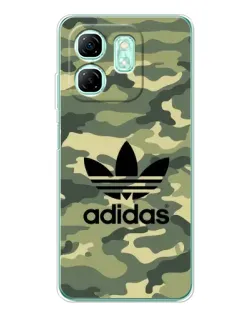 Чехол для Infinix Smart 10 HD с картинкой «Милитари стиль Adidas» Чехол для Infinix Smart 10 HD с картинкой «Милитари стиль Adidas»