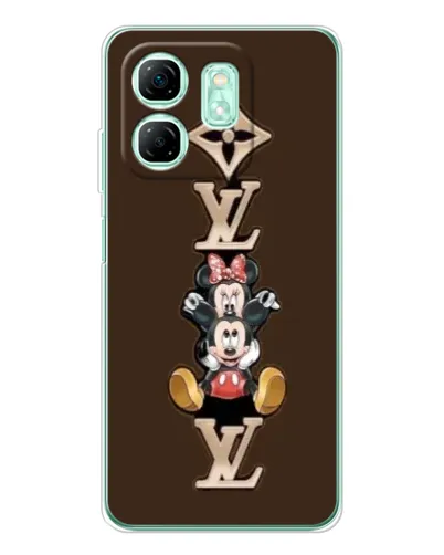 Чехол для Infinix Smart 10 HD с картинкой «LV и Микки Маус» Чехол для Infinix Smart 10 HD с картинкой «LV и Микки Маус»