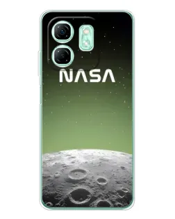Чехол для Infinix Smart 10 HD с картинкой «NASA — лунный градиент»