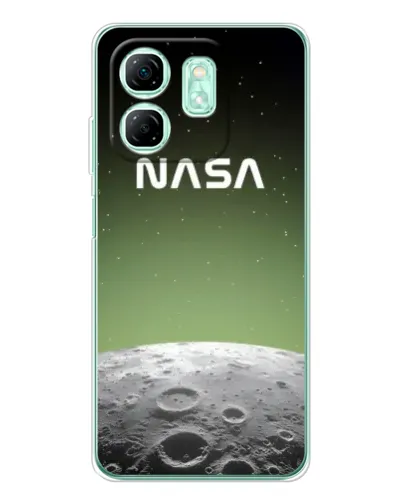 Чехол для Infinix Smart 10 HD с картинкой «NASA — лунный градиент» Чехол для Infinix Smart 10 HD с картинкой «NASA — лунный градиент»