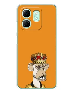 Чехол для Infinix Smart 10 HD с картинкой «Золотая обезьяна Bored Ape»