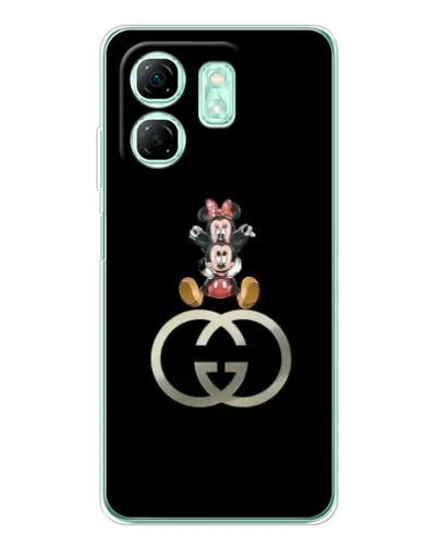 Чехол для Infinix Smart 10 HD с картинкой «Минни Маус на лого» Чехол для Infinix Smart 10 HD с картинкой «Минни Маус на лого»
