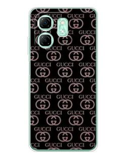 Чехол для Infinix Smart 10 HD с картинкой «Классическая монограмма Gucci»
