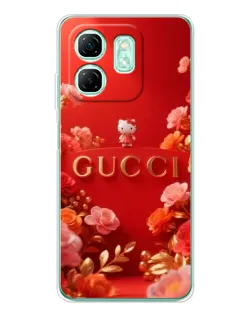 Чехол для Infinix Smart 10 HD с картинкой «Gucci — золотой сад»