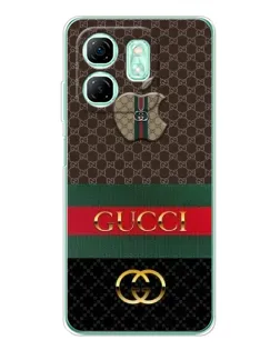 Чехол для Infinix Smart 10 HD с картинкой «Gucci — брендированный десерт»