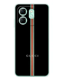 Чехол для Infinix Smart 10 HD с картинкой «Gucci — строгая линия»