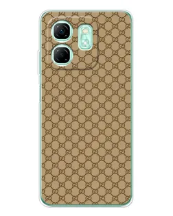 Чехол для Infinix Smart 10 HD с картинкой «Gucci — классический беж»