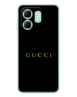 Чехол для Infinix Smart 10 HD с картинкой «Gucci — неоновый минимализм»