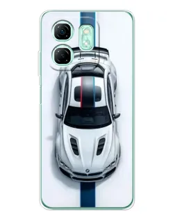 Чохол для Infinix Smart 10 HD з картинкою «Вид зверху — BMW M»