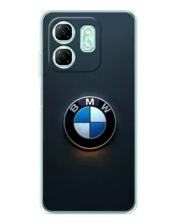 Чохол для Infinix Smart 10 HD з картинкою «Логотип BMW — мінімалізм»