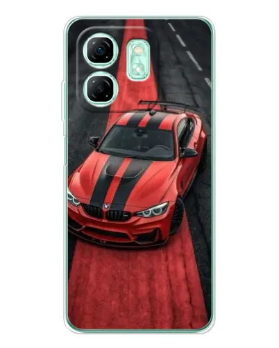 Чехол для Infinix Smart 10 HD с картинкой «BMW на красной дорожке»