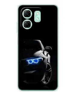 Чохол для Infinix Smart 10 HD з картинкою «BMW — нічний погляд»