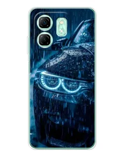 Чохол для Infinix Smart 10 HD з картинкою «BMW під дощем»