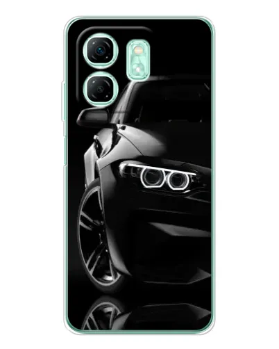 Чехол для Infinix Smart 10 HD с картинкой «Черная BMW — профиль» Чехол для Infinix Smart 10 HD с картинкой «Черная BMW — профиль»