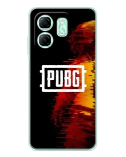 Чехол для Infinix Smart 10 HD с картинкой «Яркий логотип PUBG»