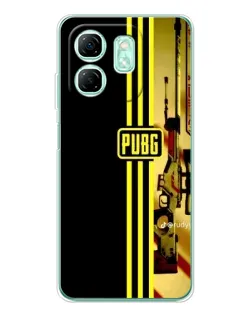 Чехол для Infinix Smart 10 HD с картинкой «PUBG — камуфляжный шлем»