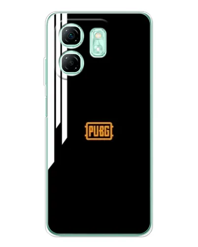Чехол для Infinix Smart 10 HD с картинкой «PUBG — вертикальные линии»
