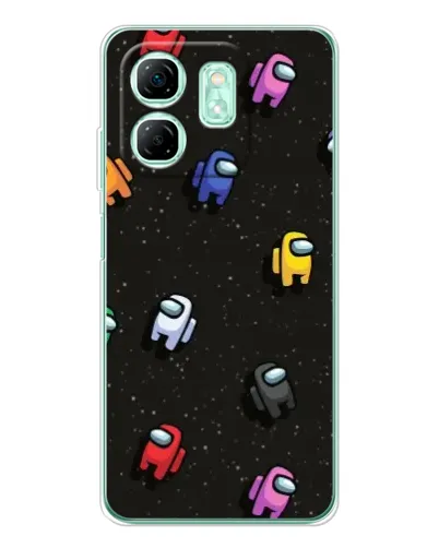 Чехол для Infinix Smart 10 HD с картинкой «Космический паттерн Among Us» Чехол для Infinix Smart 10 HD с картинкой «Космический паттерн Among Us»