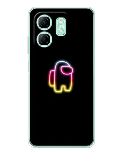 Чехол для Infinix Smart 10 HD с картинкой «Among Us градиент» Чехол для Infinix Smart 10 HD с картинкой «Among Us градиент»